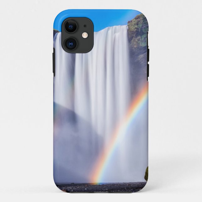 Waterfall and rainbow Case-Mate iPhone case (Back)