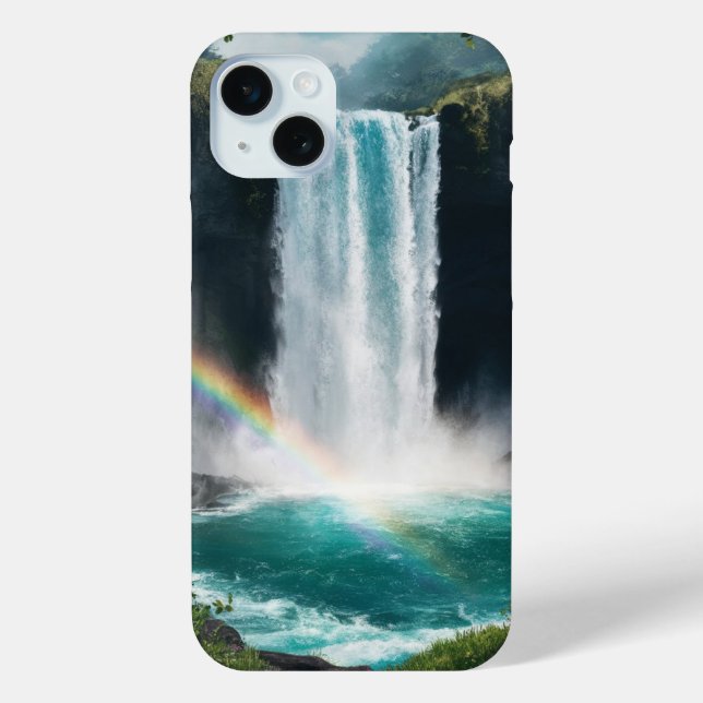 Waterfall and Rainbow Case-Mate iPhone Case (Back)