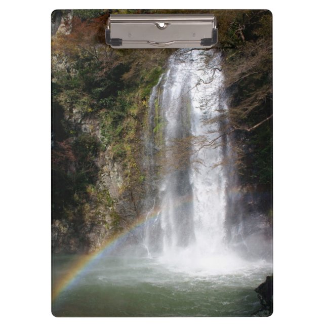 Waterfall and Rainbow Clipboard (Front)