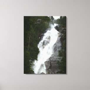 Waterfall Art Print Shannon Falls BC Art Canvas