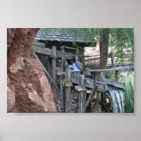 Waterfall at Big Thunder Mountain Railroad