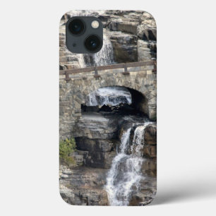 Waterfall at Glacier National Park IPhone Cases