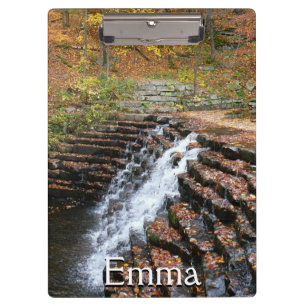 Waterfall at Laurel Hill State Park II Clipboard