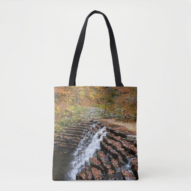 Waterfall at Laurel Hill State Park II Tote Bag (Front)