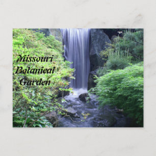Waterfall at Missouri Botanical Garden Postcard