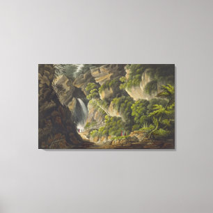 Waterfall at Shanklin, from 'The Isle of Wight Ill Canvas Print