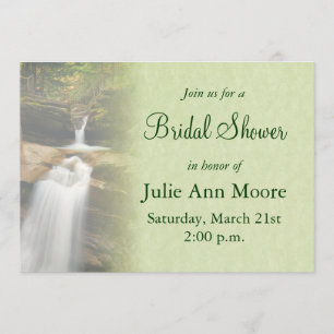 Waterfall Bridal Shower Invitation