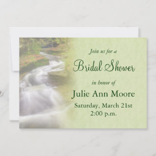 Waterfall Bridal Shower Invitation
