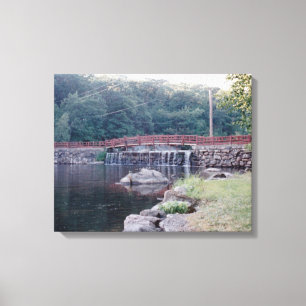 Waterfall Bridge Canvas Print