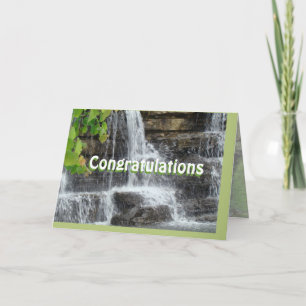 waterfall card - customise any occasion