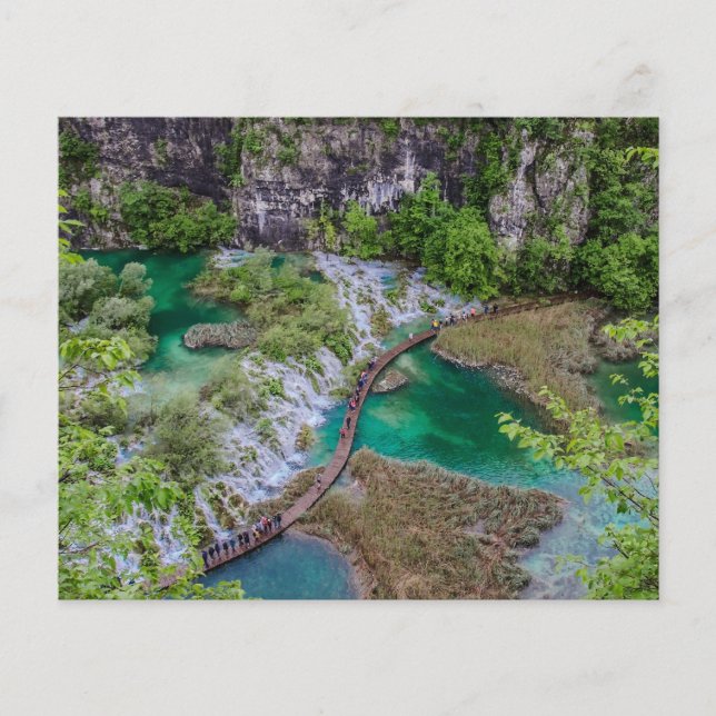 Waterfall cascade of Plitvice lakes park Flyer (Front)