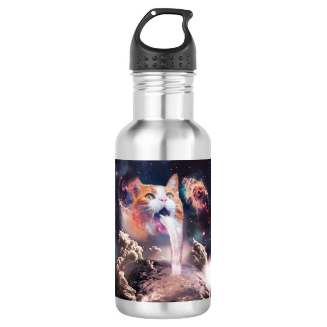 Waterfall cat 532 ml water bottle (Front)