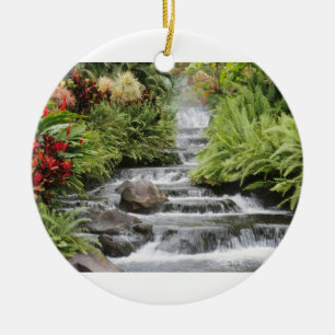 Waterfall Ceramic Tree Decoration