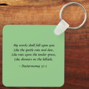 Waterfall Christian Custom Keychain