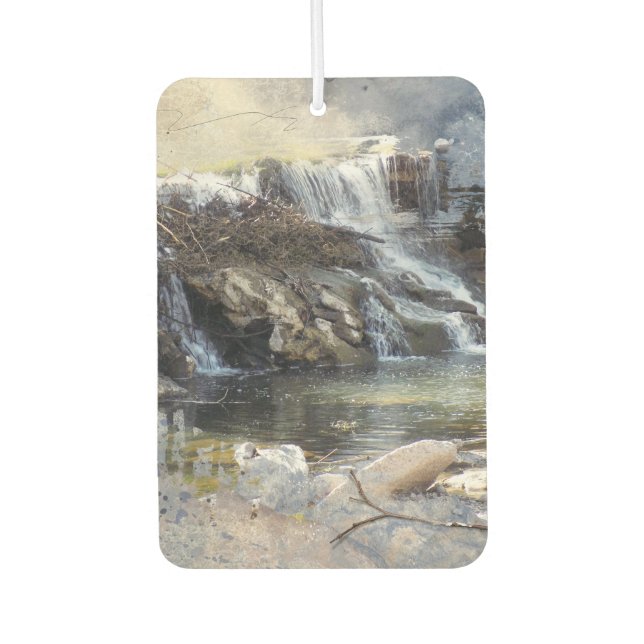 Waterfall Dreams Car Air Freshener (Front)