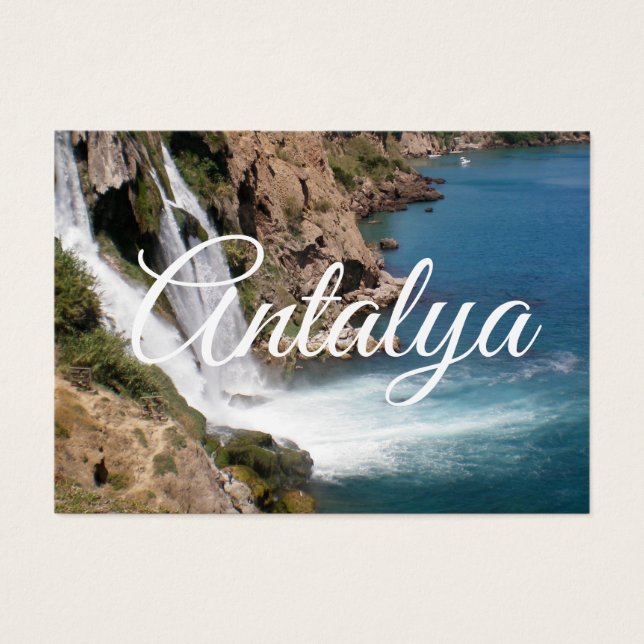 Waterfall Duden in Antalya (Turkey) Postcard (Front)
