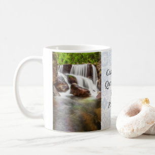 Waterfall during the autumn near Queimadela Dam Coffee Mug