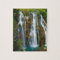 Waterfall elevated view, Croatia
