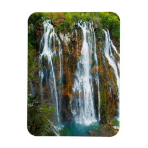 Waterfall elevated view, Croatia Magnet
