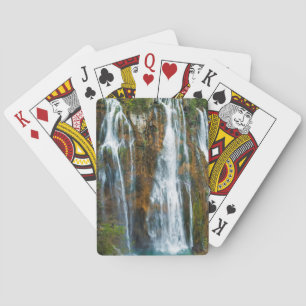 Waterfall elevated view, Croatia Playing Cards