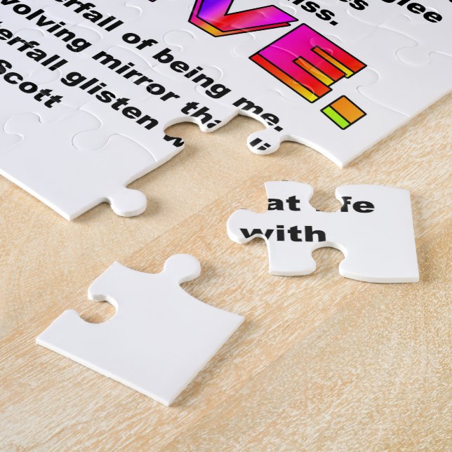 Waterfall Fantastic  Jigsaw Puzzle (Side)