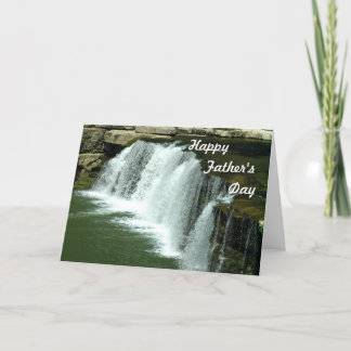 Waterfall Father's Day card