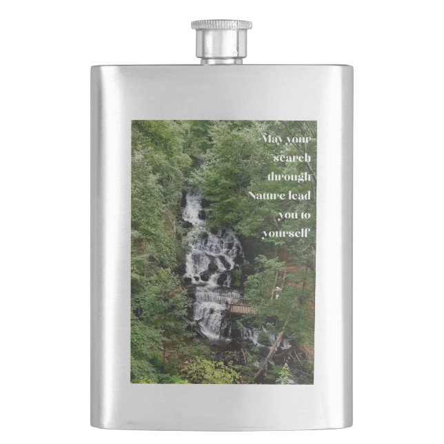Waterfall    flask (Front)