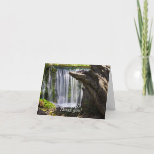 Waterfall Focused Thank You Card