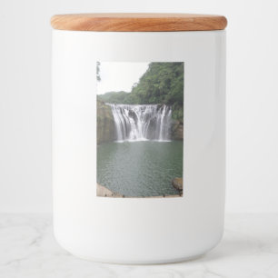 Waterfall Food Container Label