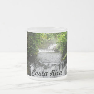 Waterfall Frosted Glass Coffee Mug