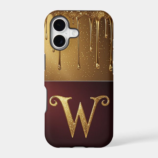 ✨ Waterfall Glitter W Monogram Dripping Luxe (Back)