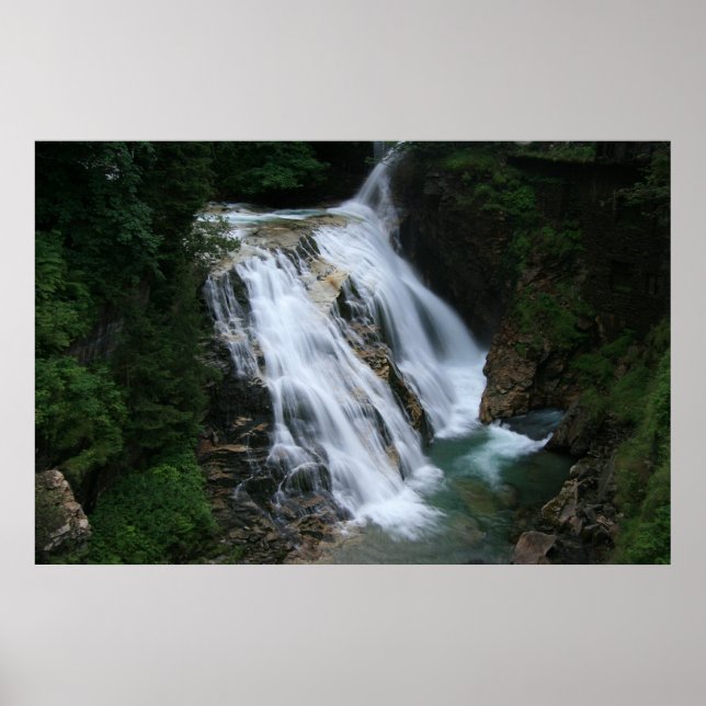 Waterfall in Bad Gastein Poster (Front)