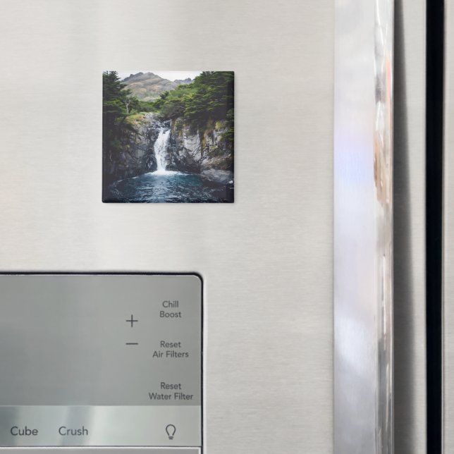 Waterfall in Forest Magnet (In Situ (Fridge))
