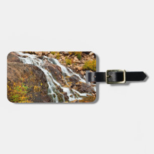 Waterfall In Grand Teton National Park Luggage Tag