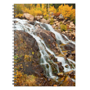 Waterfall In Grand Teton National Park Notebook