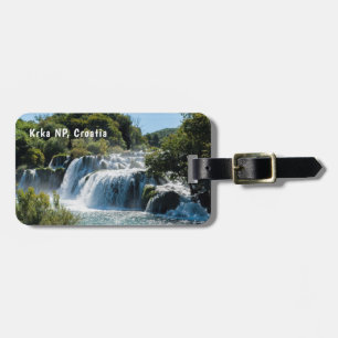 Waterfall in Krka National Park - Dalmatia,Croatia Luggage Tag