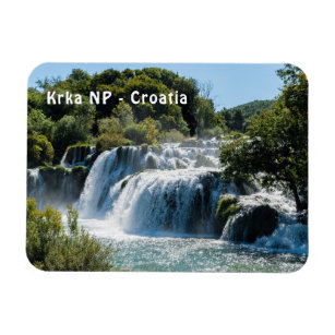 Waterfall in Krka National Park - Dalmatia,Croatia Magnet