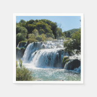 Waterfall in Krka National Park - Dalmatia,Croatia