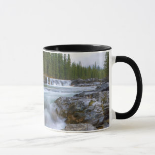 Waterfall In Sheep River In Rocky Mountains Mug