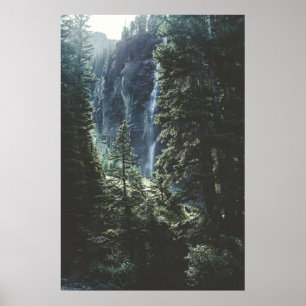 WATERFALL IN TELLURIDE POSTER