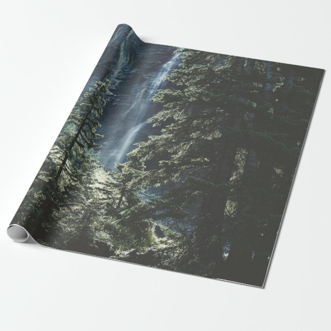 WATERFALL IN TELLURIDE WRAPPING PAPER (Unrolled)