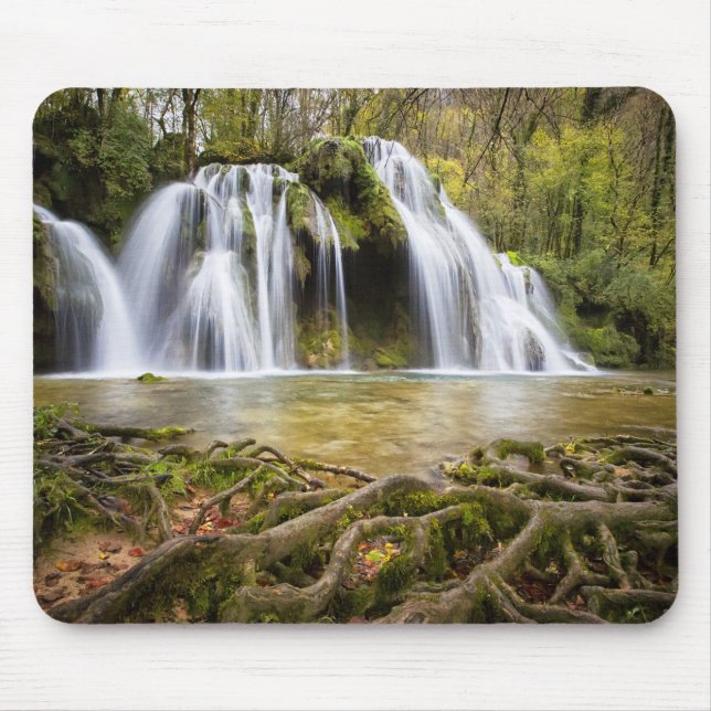 waterfall in the forest mouse mat (Front)