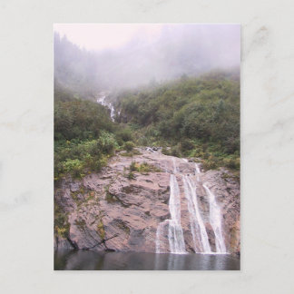Waterfall in the mist postcard