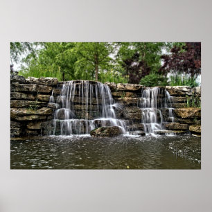Waterfall in the Ozarks Poster