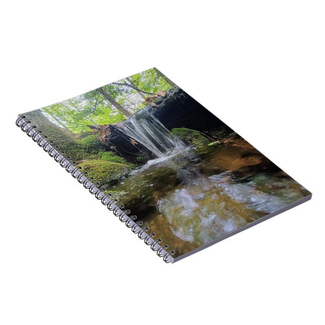 Waterfall In the Woods Notebook (Right Side)