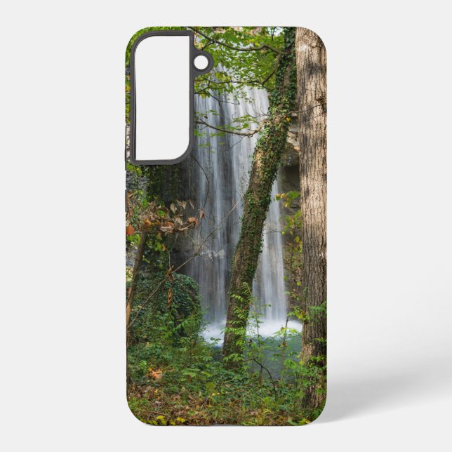 Waterfall In The Woods Samsung Phone Case (Back)