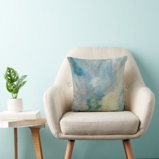 Waterfall in Yellowstone by Twachtman, Vintage Art Cushion