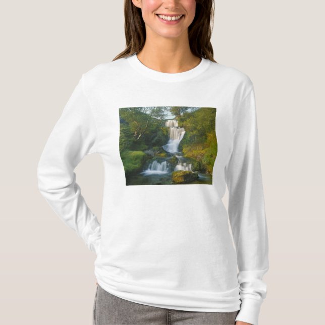 Waterfall, Isle of Skye, Scotland T-Shirt (Front)