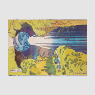 Waterfall, Katsushika Hokusai, Ukiyo-e Tissue Paper