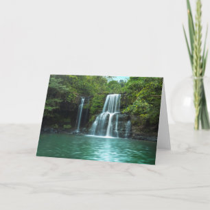 Waterfall Klong Chao Koh Kood island Card